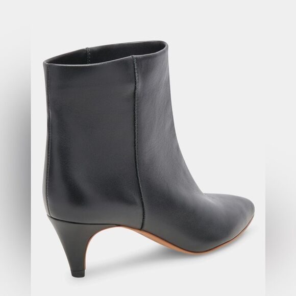 DOLCE VITA Dee Black Leather Ankle Booties, 8 - Picture 4 of 11